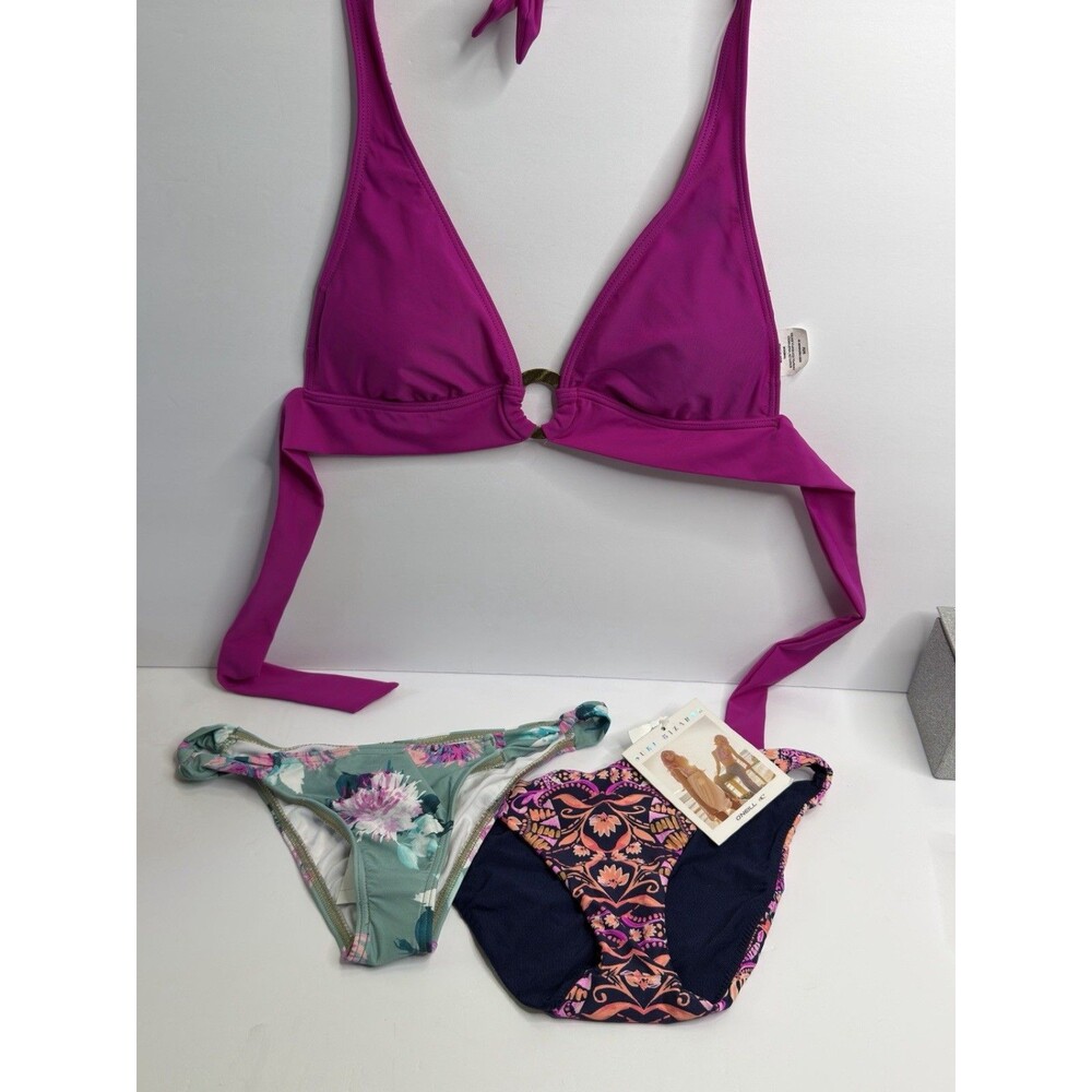 Bikini Lot 3 Separate Pieces Size Small Bottoms Medium Top.  O’Neil, Becca